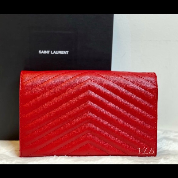 ♥️SOLD♥️Saint Laurent Wallet On Chain Medium - Picture 2 of 6